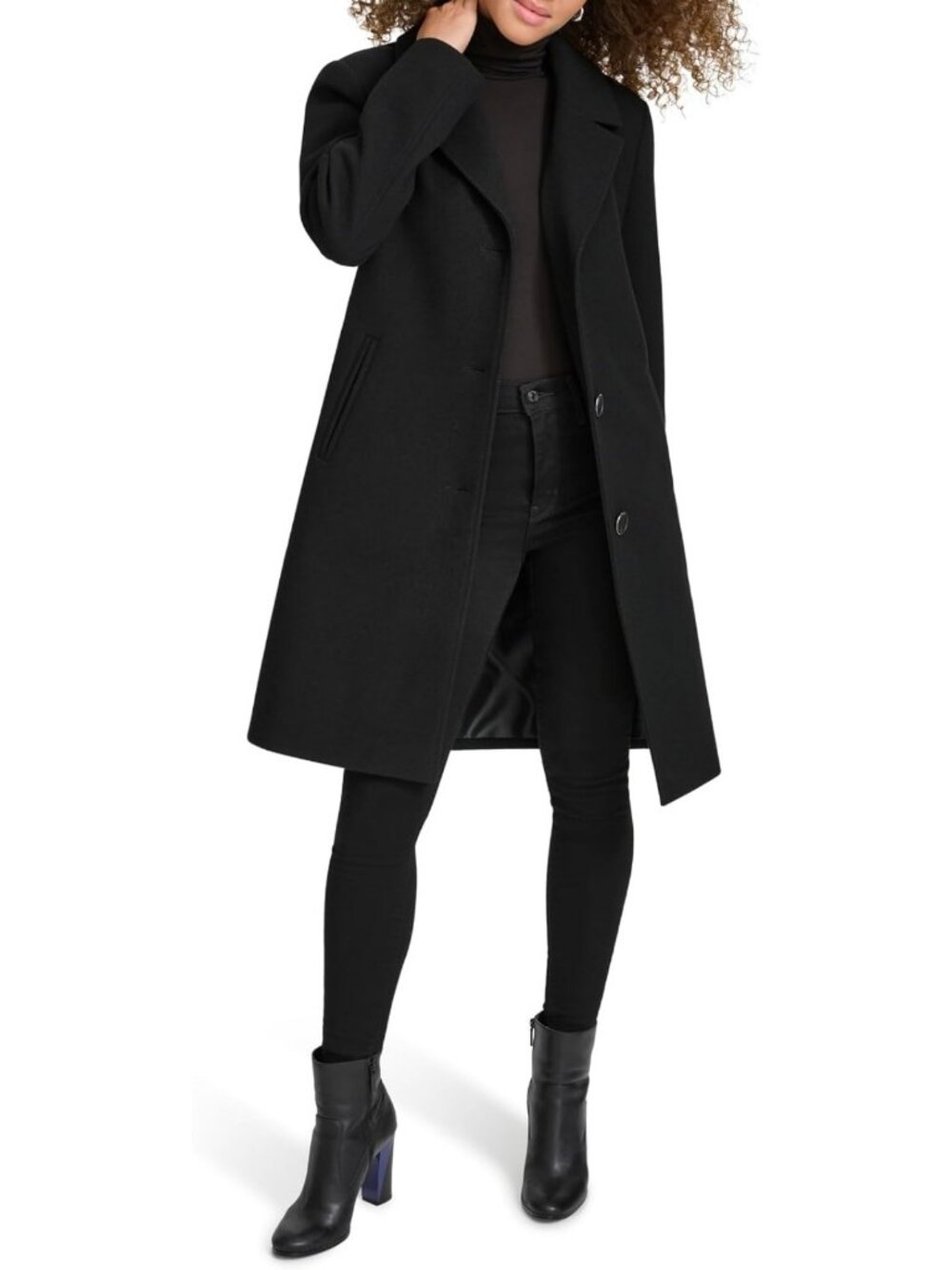 Chic Women's Notch Collar Topcoat | Stylish Outerwear for Fall & Winter